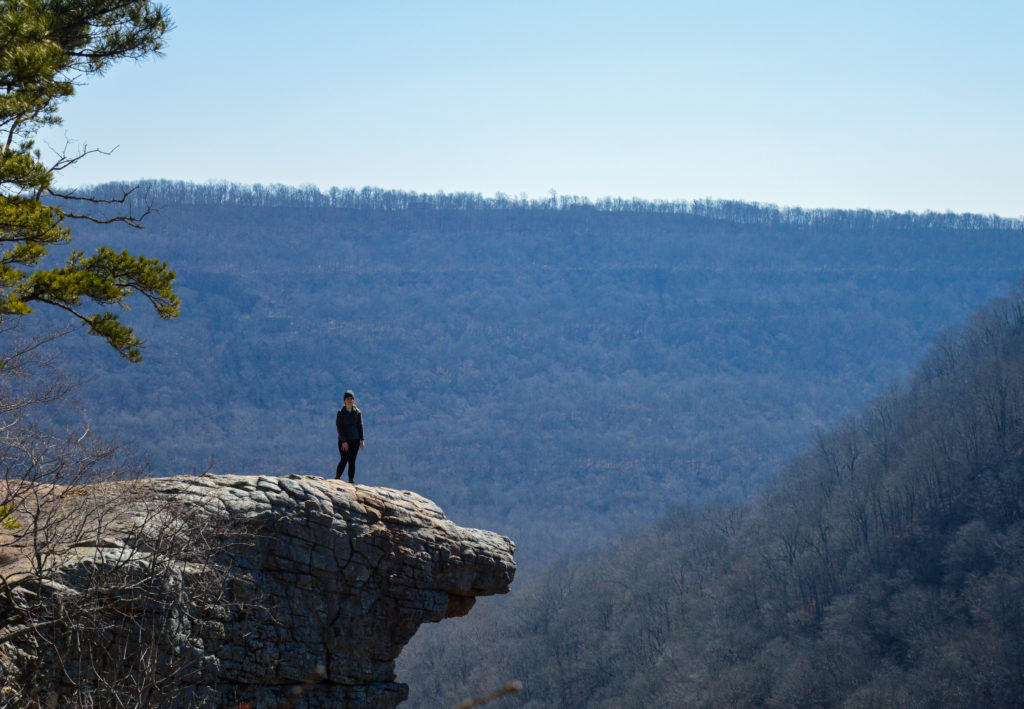 Arkansas hiking at Whitaker Point