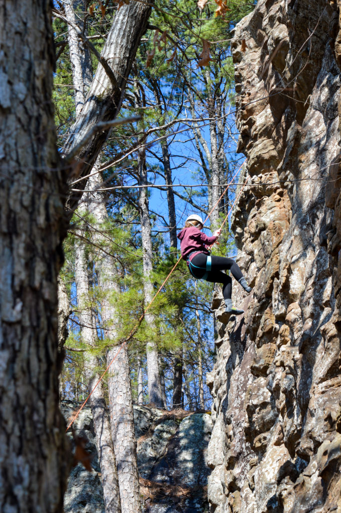 Climbing at Horseshoe Canyon Ranch