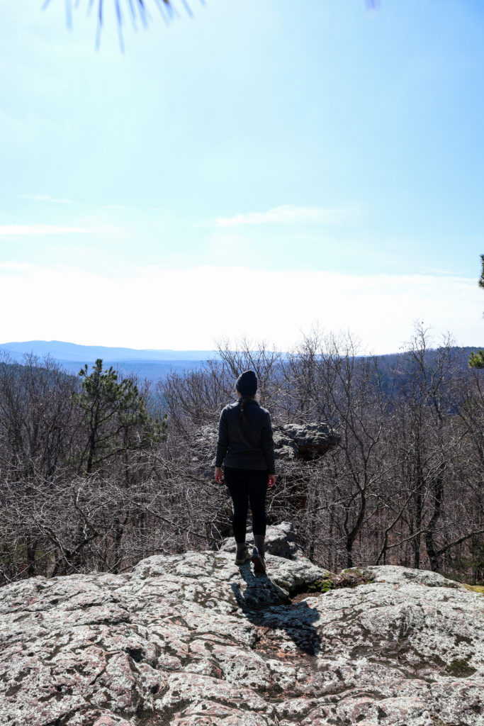 Arkansas Hiking at Pedestal Rocks