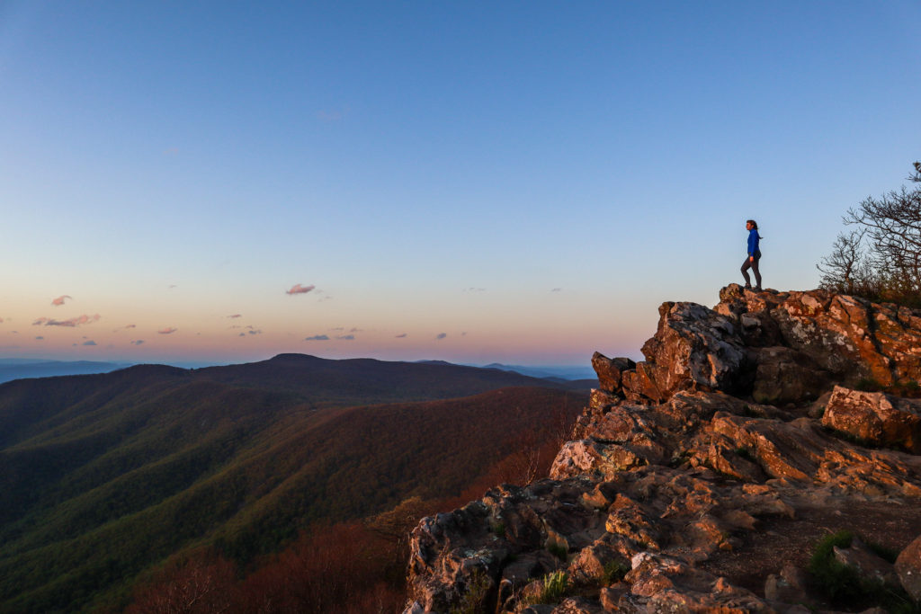 Hawksbill Summit Trail, Shenandoah National Park hikes