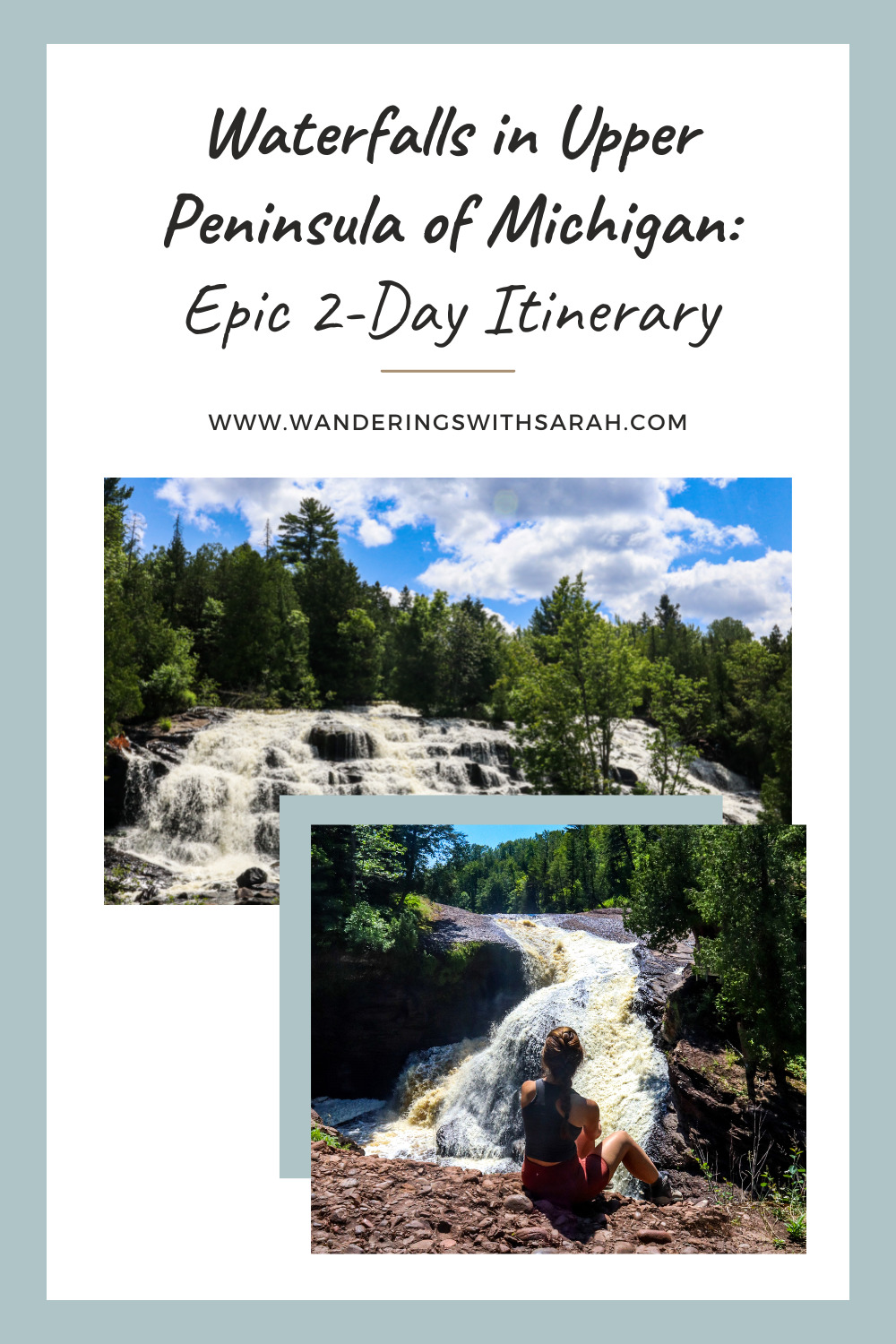 Waterfalls In Upper Peninsula Of Michigan Epic 2 Day Itinerary   Best Snowshoeing In West Michigan 27 