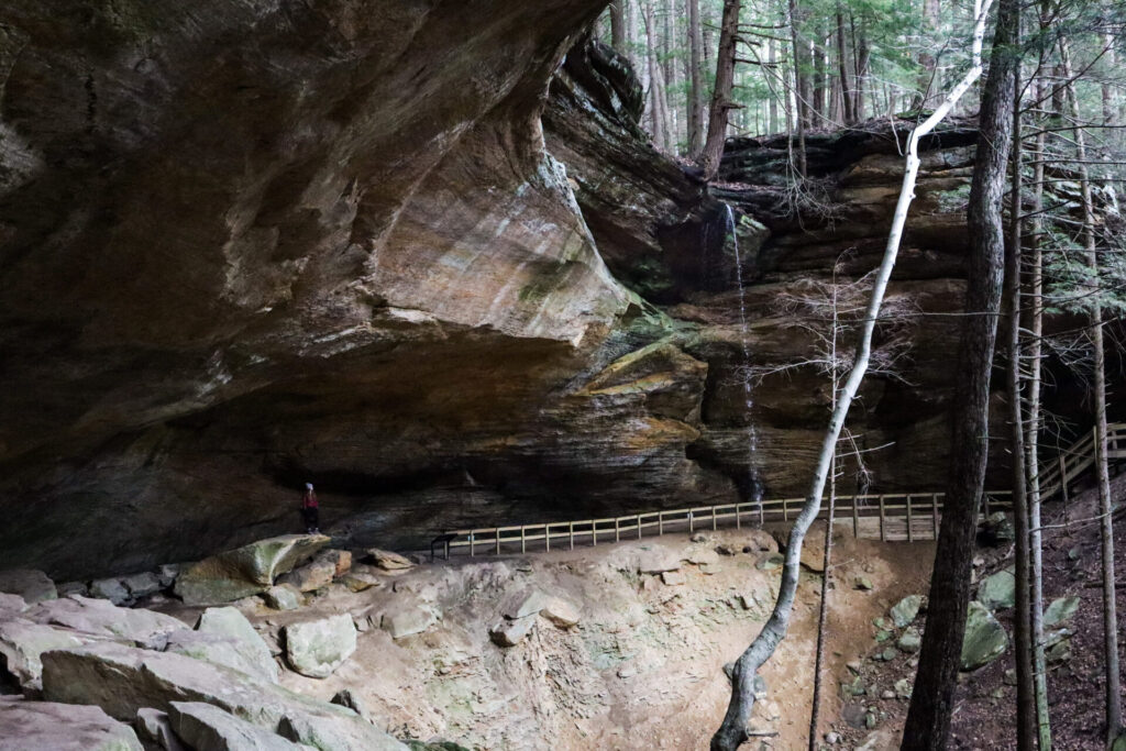 Whispering Cave in Hocking Hills